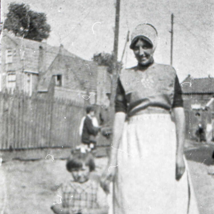 vrouw op Urk