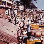 Unloading quay in the Mekong Delta