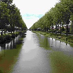 The main canal of the Haarlemmermeer Polder 