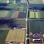 Verkaveling in Zuidelijk Flevoland