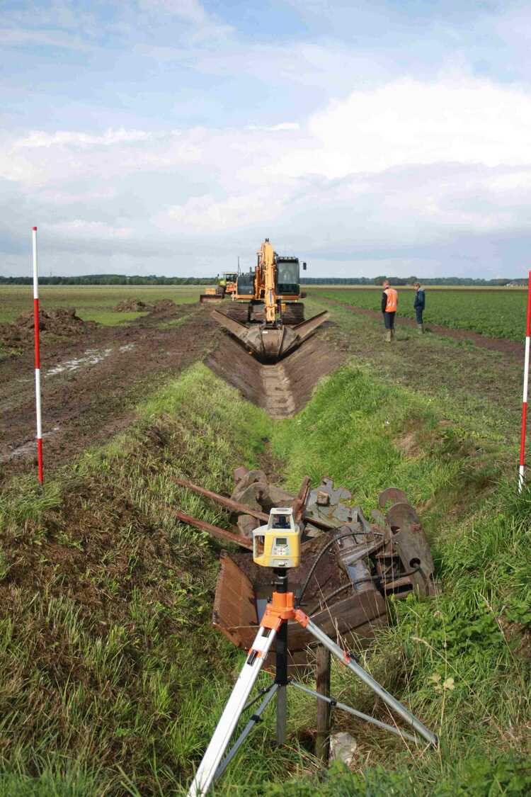 Demonstratie slootonderhoud 